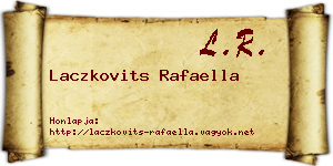 Laczkovits Rafaella névjegykártya